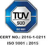 ISO 9001:2015 CERT NO: 2016-1-0211